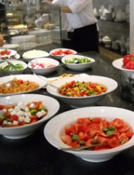 Yes, they really do eat salad for breakfast in Israel!
